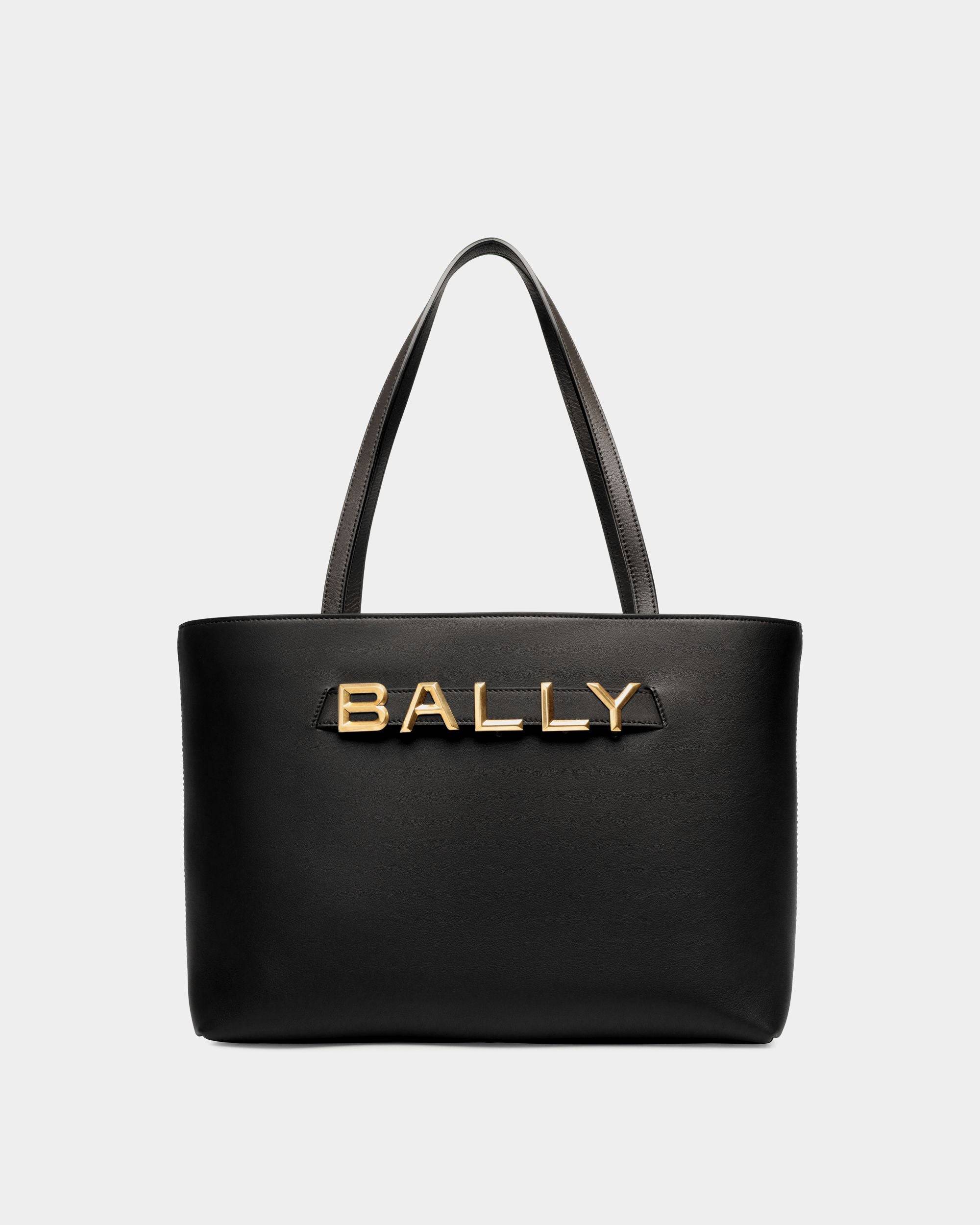 Women's Bally Spell Tote Bag in Black Leather | Bally | Still Life Front