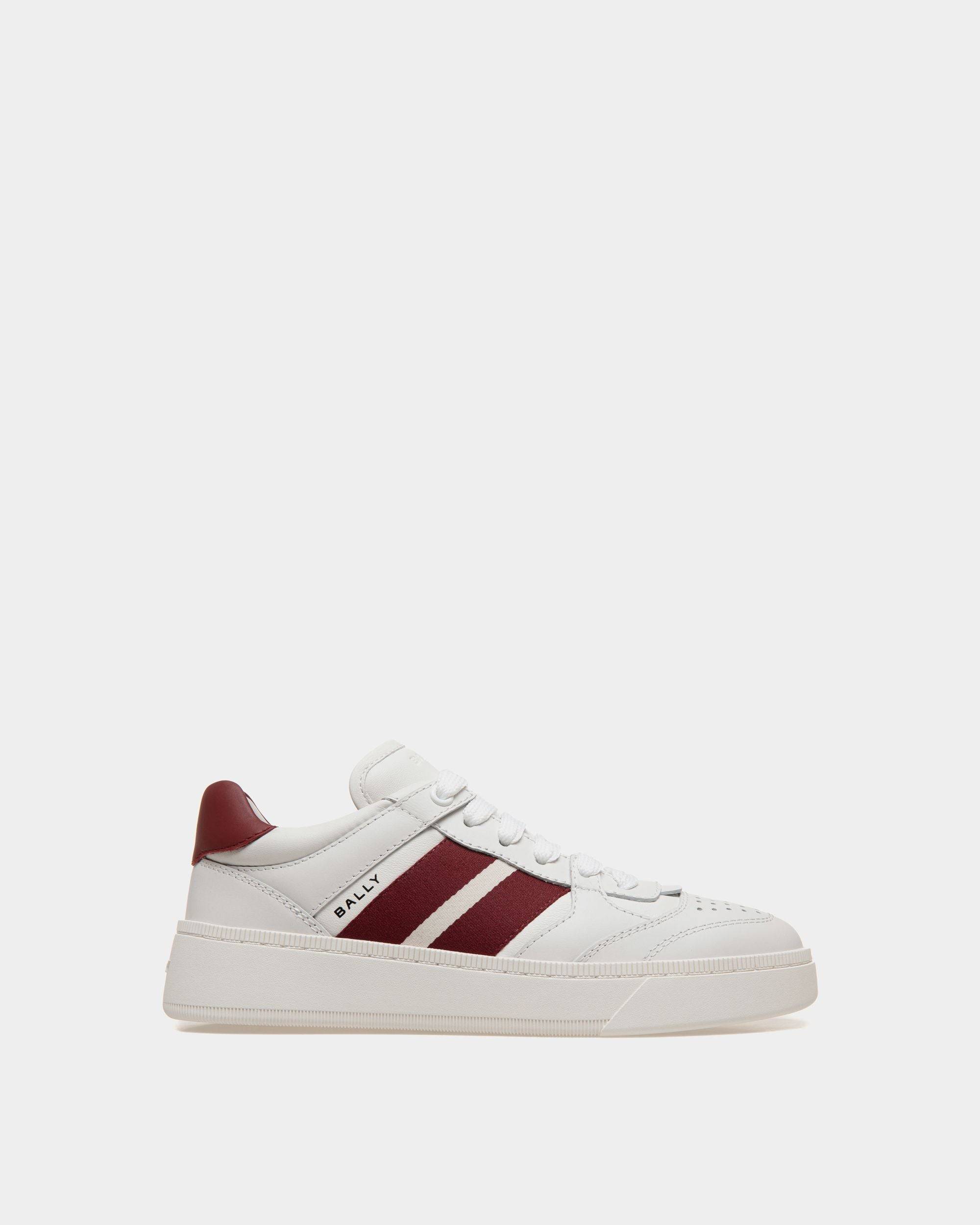 White sneakers with best sale v on the side
