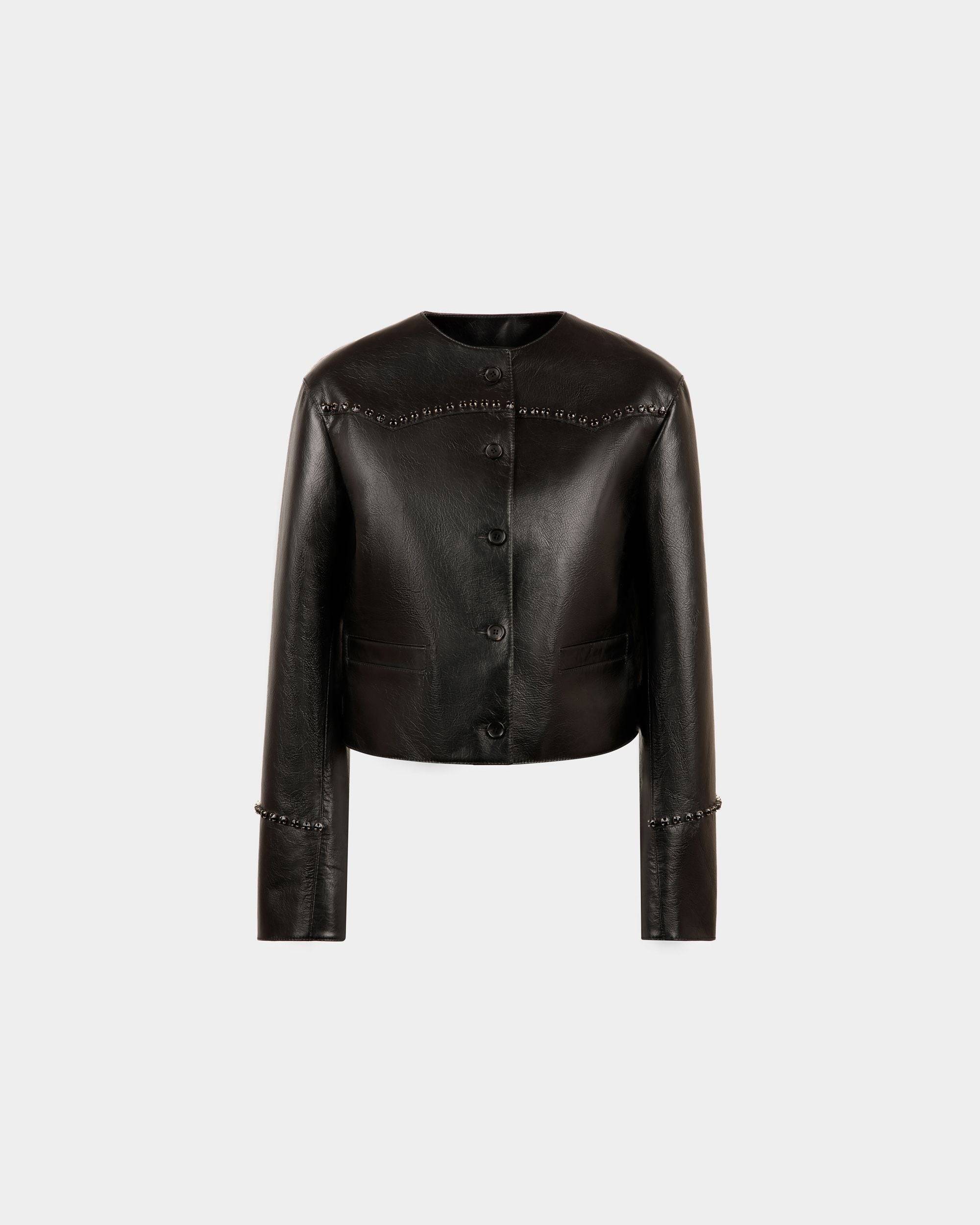 Ganni leather jacket sale